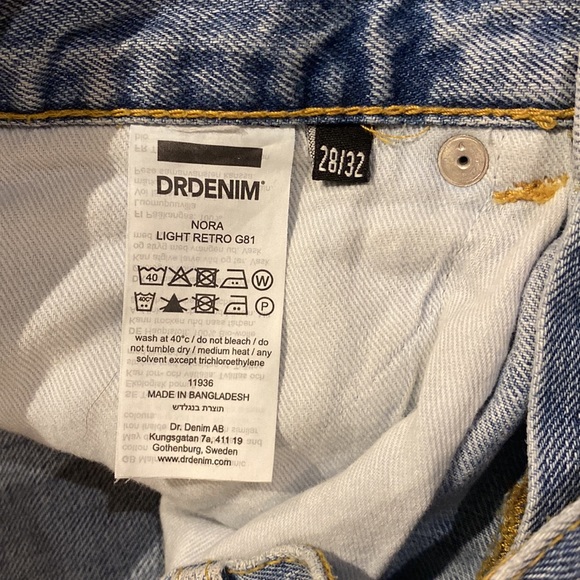 Dr Denim Nora straight fit in light retro, size 28 - Picture 4 of 7